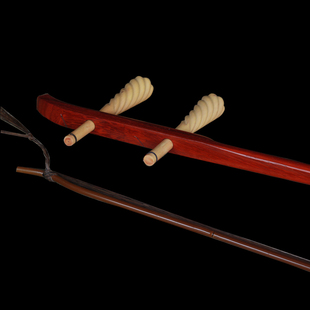 手工精制梨木京二胡西皮二黄大二黄黄枣木京二胡轴送