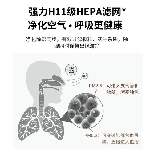 斯泰得乐除湿机空气净化器耗材芯He复合网过颗粒物