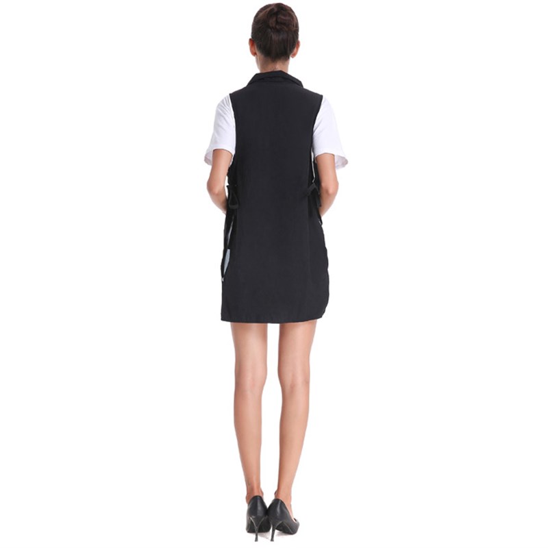 美发小工服理发店女工作服染发双面围裙助理发廊焗油技师工衣围布