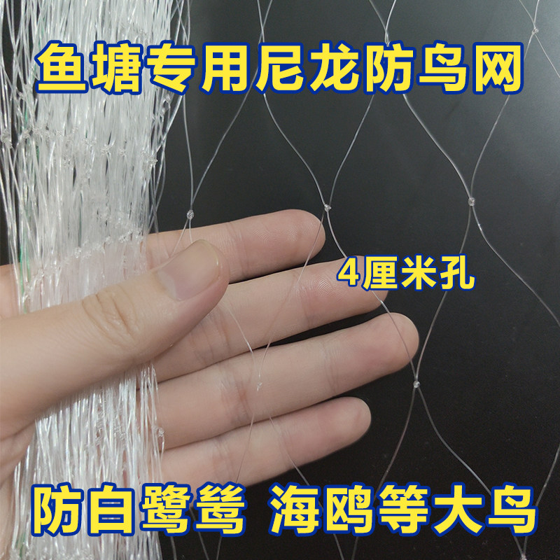 果园防鸟网大棚养殖尼龙网菜园鱼塘大防鸟网果树防鸟用的网