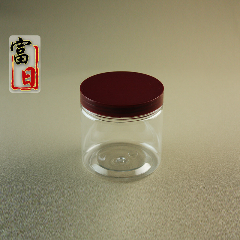 L塑料瓶子饼干茶密封罐食品级包装瓶加厚圆形2