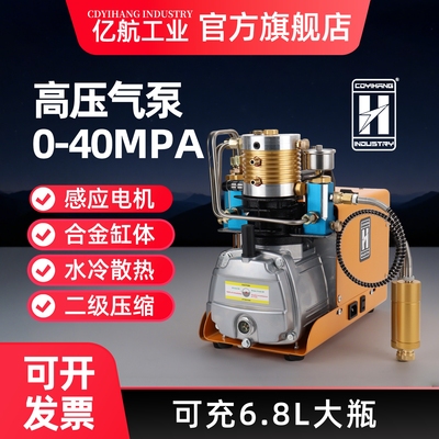 电动高压打气机30MPA水冷泵40MPA