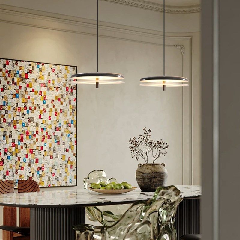 北欧轻奢极简创意飞碟法式个性卧室床头吧台奶茶店咖啡厅餐厅吊灯,家装灯饰光源,餐厅吊灯,淘宝优惠券,粉丝福利购,淘宝优惠卷