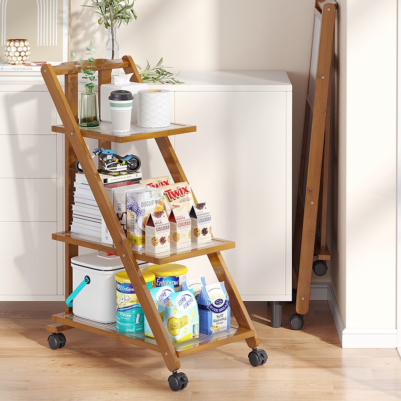 可移动茶几推车北欧沙发边几零食收纳架小型床边桌床头桌子置物架