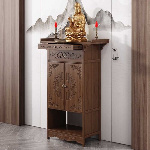 供桌香案家用新中式实木佛台家用神台佛桌供神位桌贡桌案台玄关柜