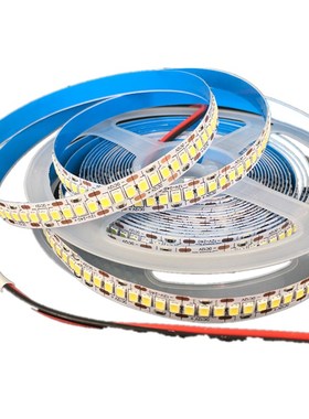 LED灯带白色12v贴片240灯超高亮24v自粘套管防水展示柜高光线性灯