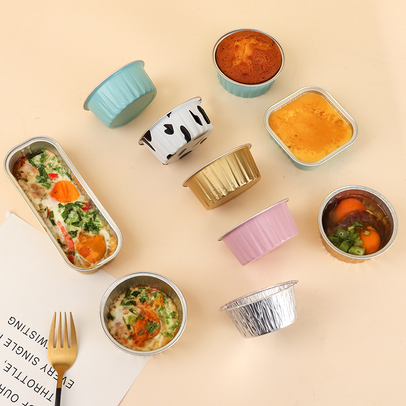 空气炸锅锡纸盒铝箔碗布丁杯烤箱蒸糕蛋糕烘焙一次性发糕托模具,厨房/烹饪用具,甜品打包盒/杯,淘宝优惠券,粉丝福利购,淘宝优惠卷