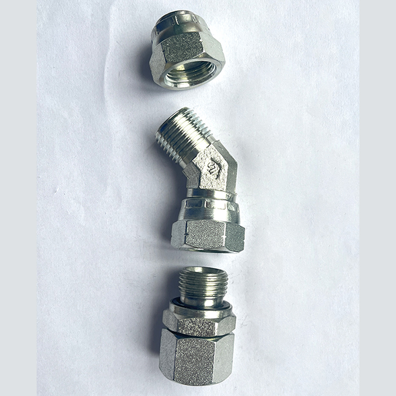 挖机配件三一55 60 65 75 破碎锤液压油管接头炮机原车截止阀弯管