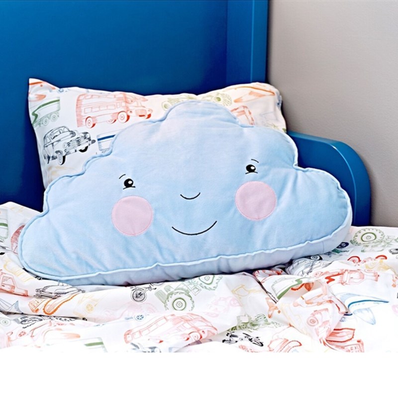 儿童阅读靠枕床上读书靠垫女孩床头护腰飘窗台榻榻米坐垫云朵可爱