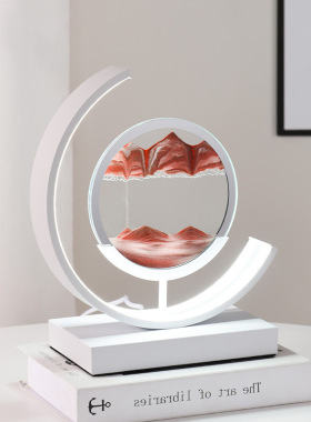 流沙画摆件创意艺术客厅办公室酒柜电视柜家居轻奢装饰品礼物沙漏