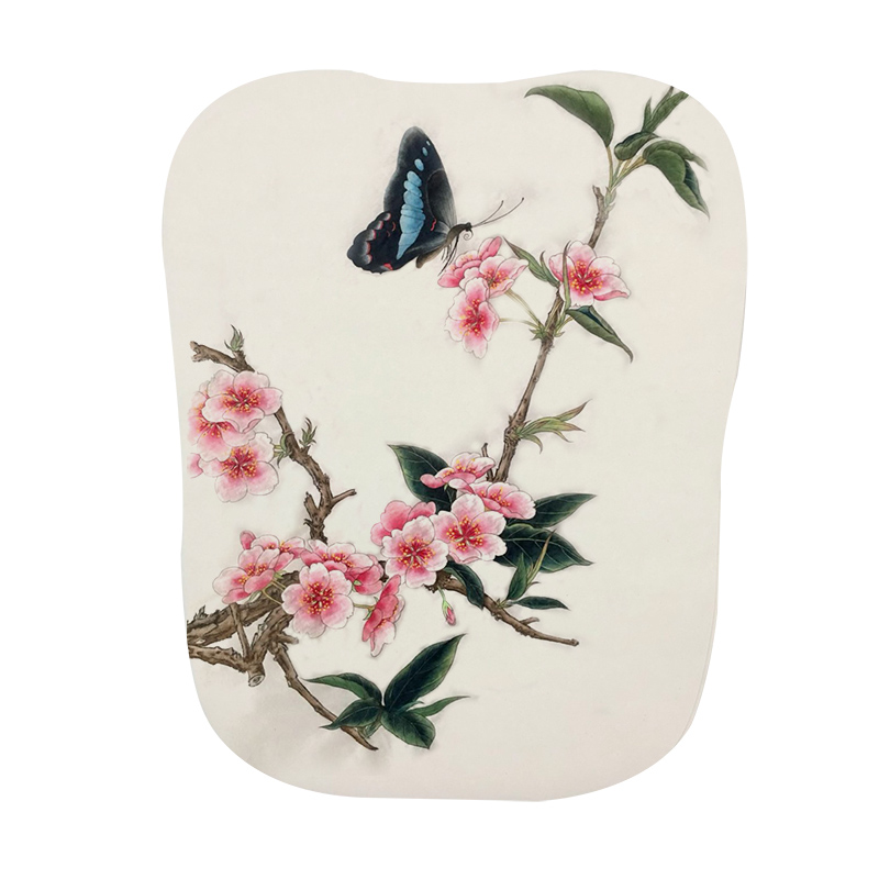 宫廷芭蕉扇面宣纸生宣半生宣熟宣书法国画工笔素描写意画创作练习