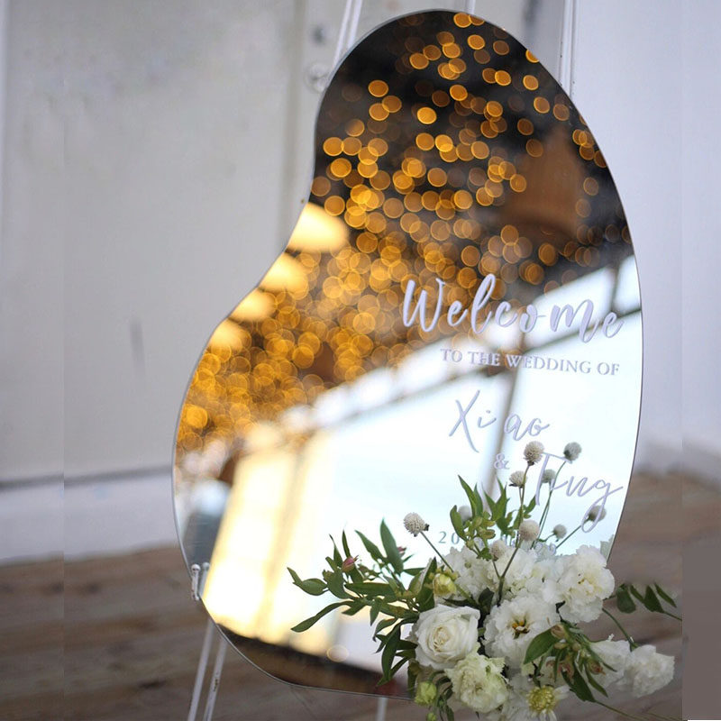 水牌镜子迎宾牌订婚牌子定制婚礼海报制作镜面生日结婚布置迎宾牌,节庆用品/礼品,席位卡,淘宝优惠券,粉丝福利购,淘宝优惠卷