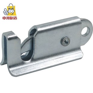 限位栏产床猪圈门扣碰锁大虎口猪栏门扣自动门扣猪圈门碰棍