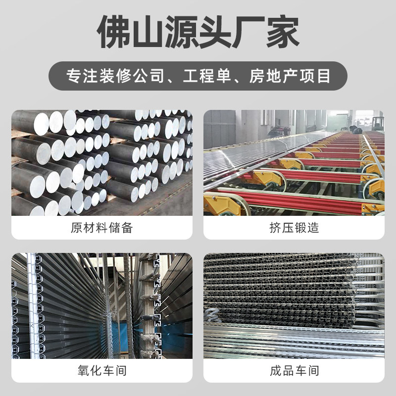 铝合金方形瓷砖收边条瓷砖阳角线地板收口条压条金属条