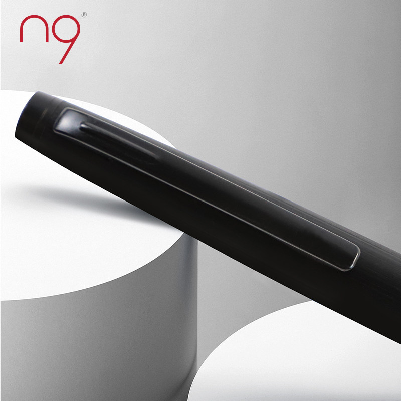 n9金属中性笔宝珠笔雨夜商务办公笔高档磨砂笔.mm水性创意签字笔