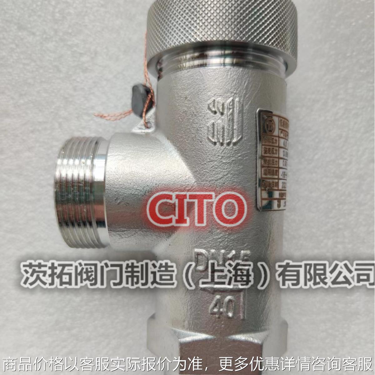 上海竟一低温安全阀DA21F-40P 低温储罐管道安全阀DA-10A 15A 25A