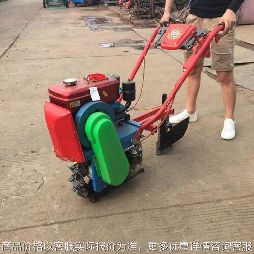 汽柴油链轨耘耕机玉米施肥播种机开沟起垄锄草旋耕单双履带微耕机