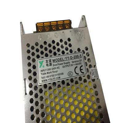 5V40A200W显示屏开关电源薄款电源全铝壳薄款电源友谊电源