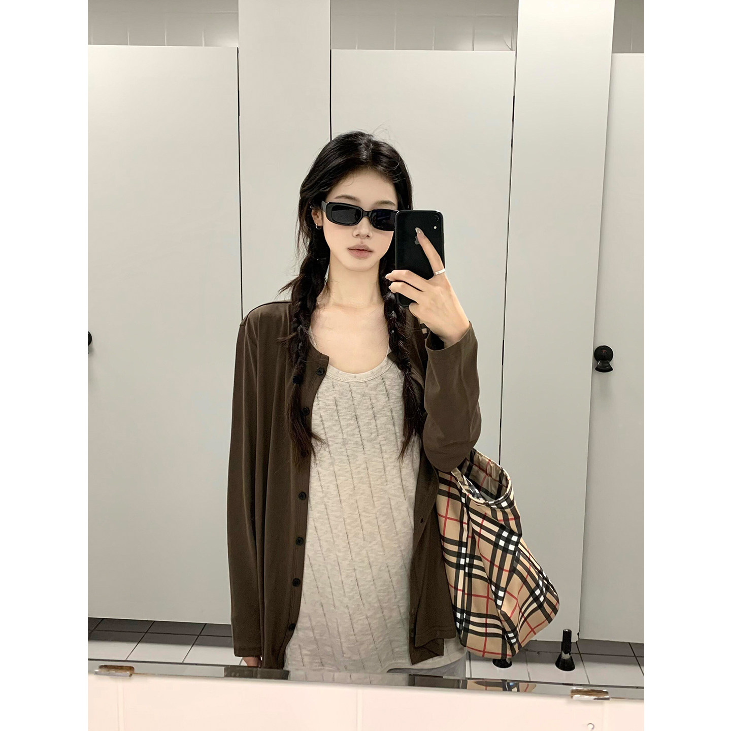 高级感无袖吊带背心女慵懒感针织开衫外套软糯正肩叠穿上衣两件套,女装/女士精品,时尚套装,淘宝优惠券,粉丝福利购,淘宝优惠卷