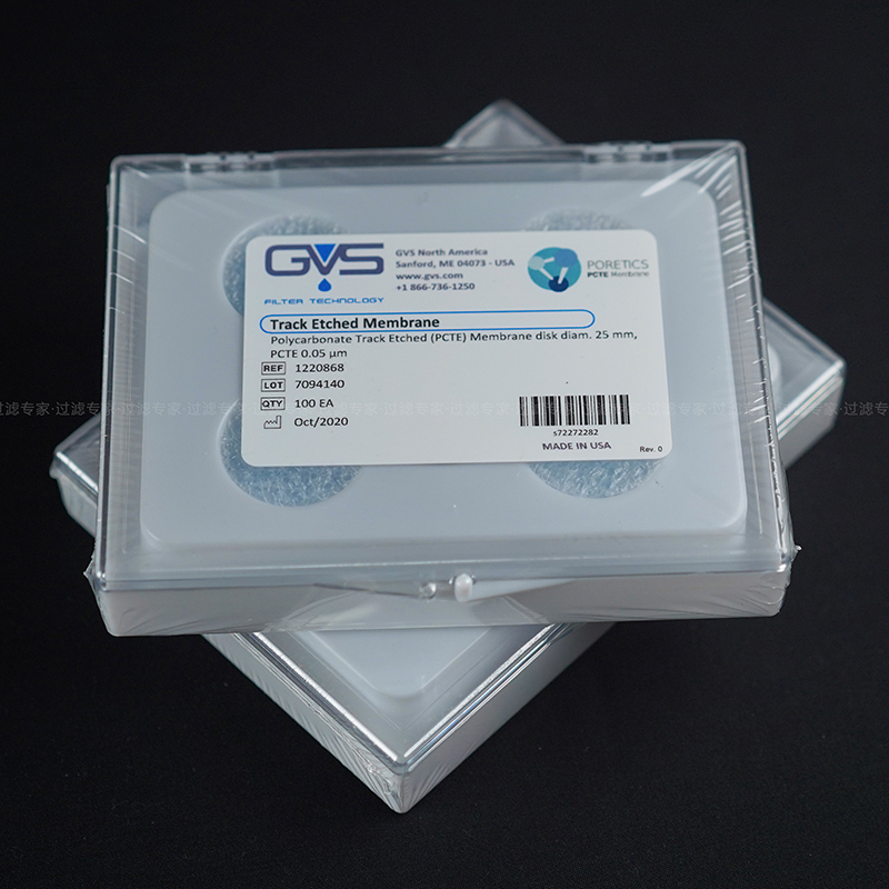 GV聚碳酸酯纳米级滤膜PCTE径迹蚀刻核孔膜/7mm0.01代Whtmn