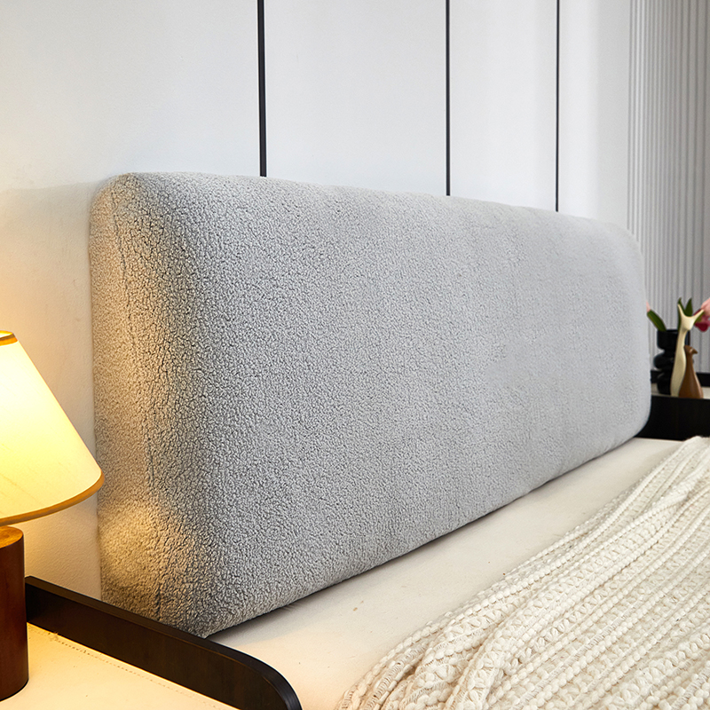 秋冬全包床头罩加厚弹力防尘床头靠背木床通用床头软包改造