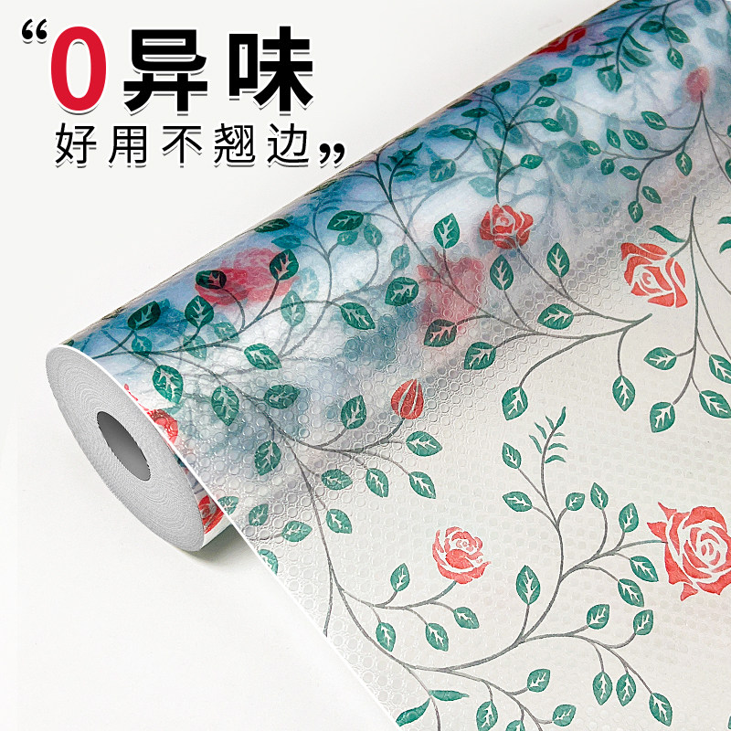 玫瑰款抽屉垫纸厨房防油防水橱柜垫衣柜防潮防霉抗菌鞋柜防尘防脏,居家日用,防潮垫/抽屉垫,淘宝优惠券,粉丝福利购,淘宝优惠卷