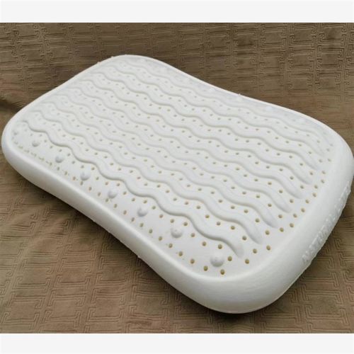 泰芒乳胶钢印椭圆护颈枕颈椎枕头乳胶枕头泰国天然橡胶颈椎乳胶枕