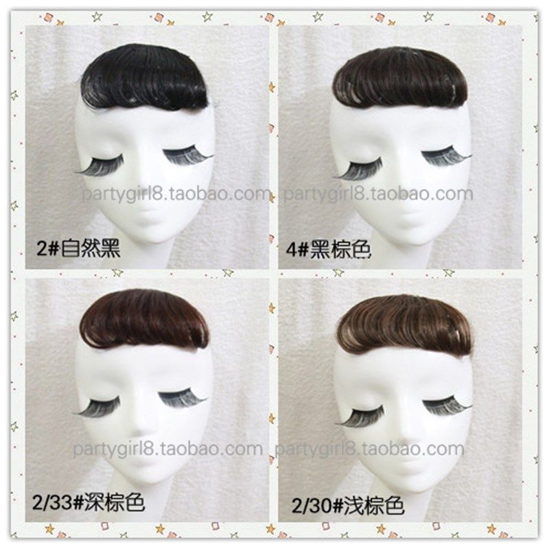 新迷你蛋卷小刘海复古露额头假刘海梨花微卷齐内卷哑光假刘海发片,美发护发/假发,刘海片,淘宝优惠券,粉丝福利购,淘宝优惠卷