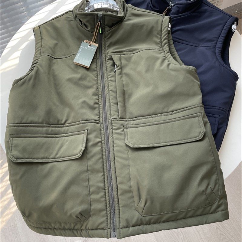 一线户外!防风防溅水!内里复合摇粒绒男士秋冬立领保暖工装马甲,男装,常规马甲,淘宝优惠券,粉丝福利购,淘宝优惠卷