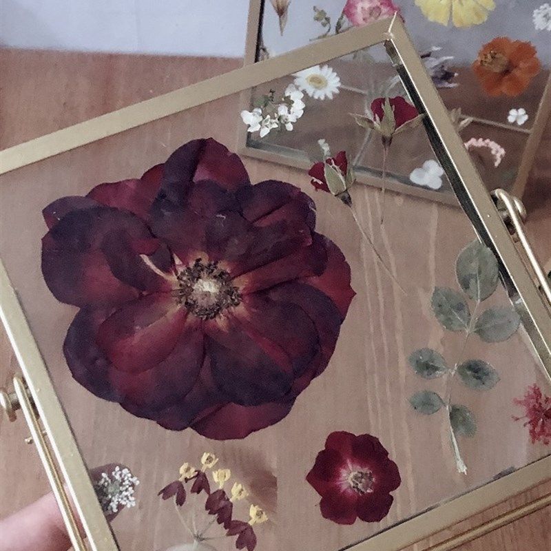 乡村原野花艺庄园复古玫瑰满天星干花押花相框相架压花摆设摆件,鲜花速递/花卉仿真/绿植园艺,干花,淘宝优惠券,粉丝福利购,淘宝优惠卷