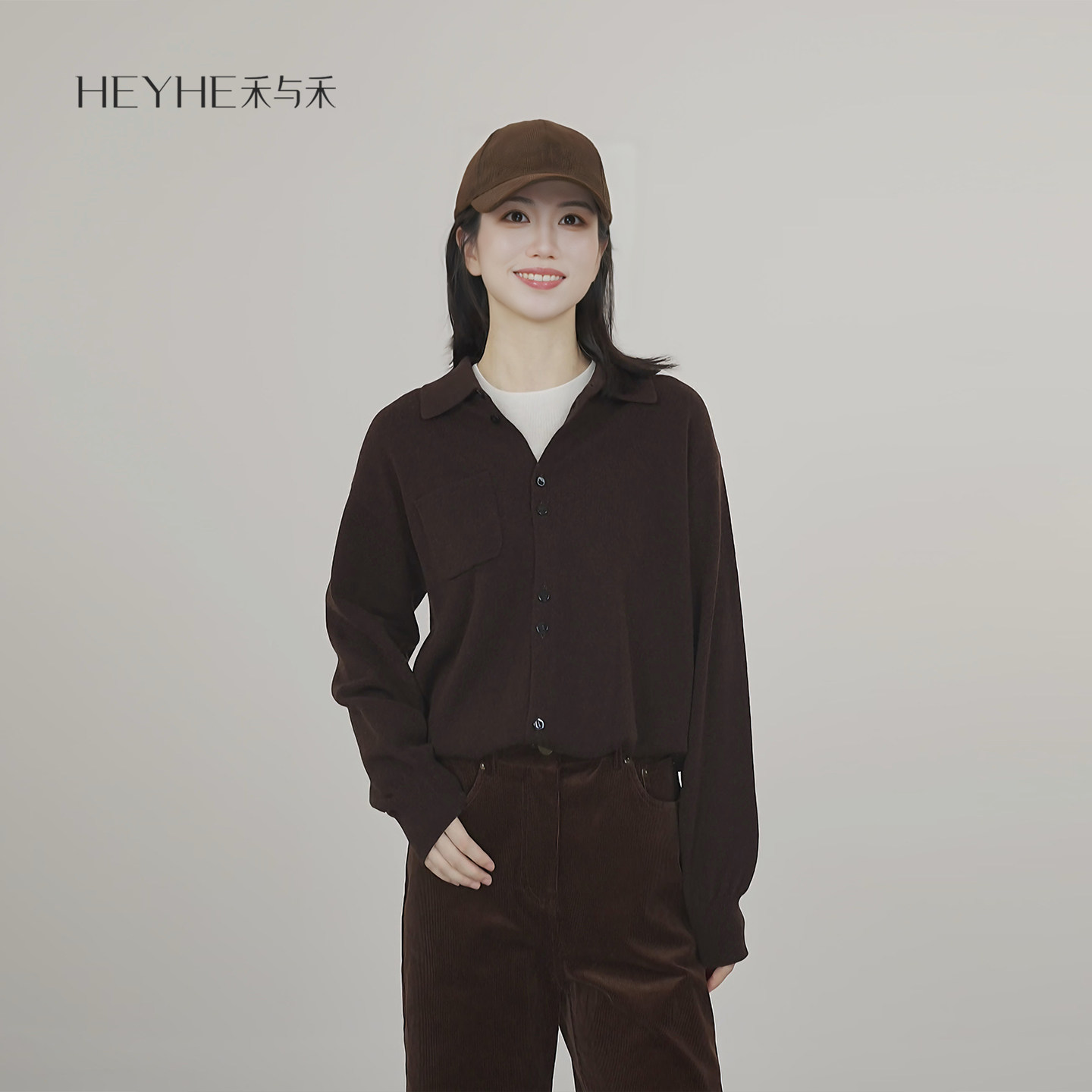 小禾【格雷衬衫】羊绒羊毛翻领排扣休闲慵懒暖意毛针织羊毛衬衫,女装/女士精品,毛针织衫,淘宝优惠券,粉丝福利购,淘宝优惠卷