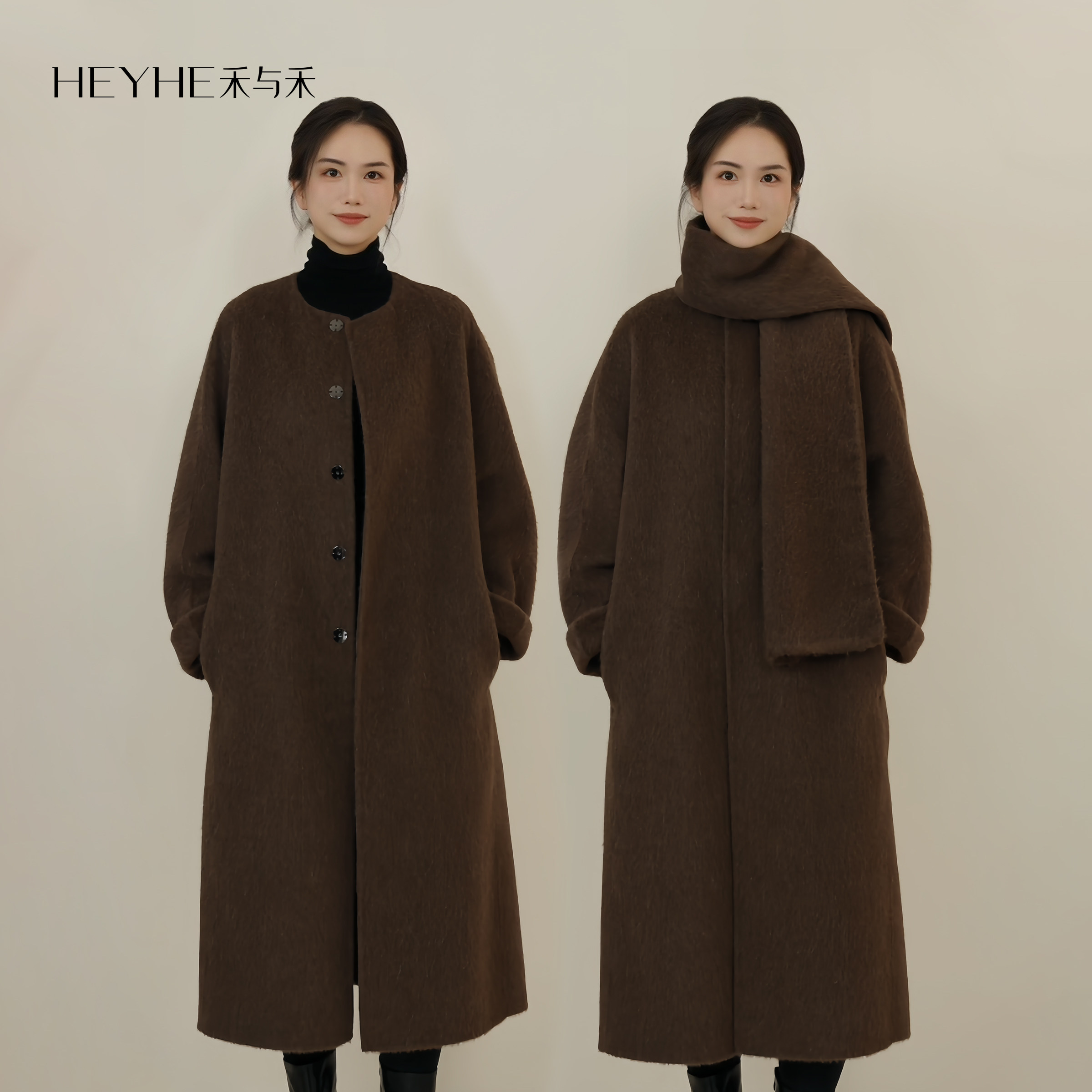 小禾【世纪苏力】秘鲁进口100苏力小羊驼毛立体蓬松轻盈保暖大衣,女装/女士精品,毛呢外套,淘宝优惠券,粉丝福利购,淘宝优惠卷