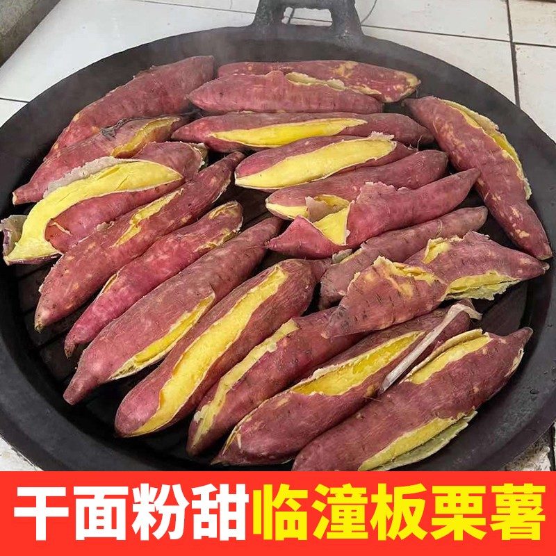 陕西板栗红薯干面粉香甜5/3斤烤地瓜板栗红薯粗粮农产品甘甜