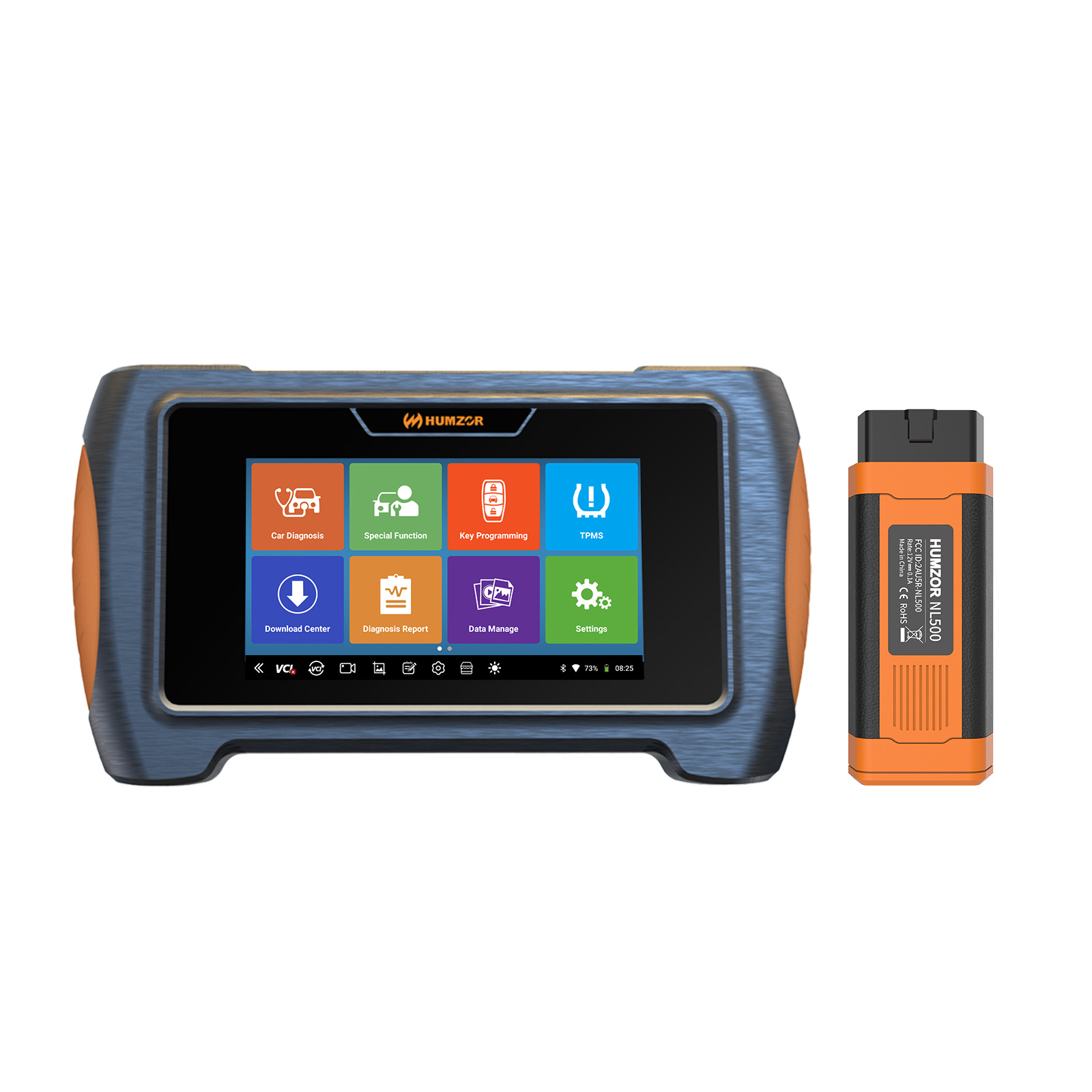 HUMZOR NP716 7英寸WiFi/蓝牙OBD2汽车故障诊断仪 多语言外贸版
