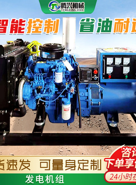 现货供应33KW柴油发电机无刷铜发电机YCD4M12D-50