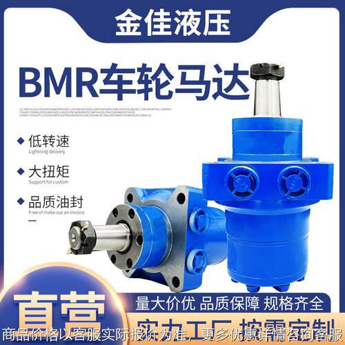 BM2/BMR液压马达低速大扭矩扫雪机行走摆线液压马达可替代danfoss