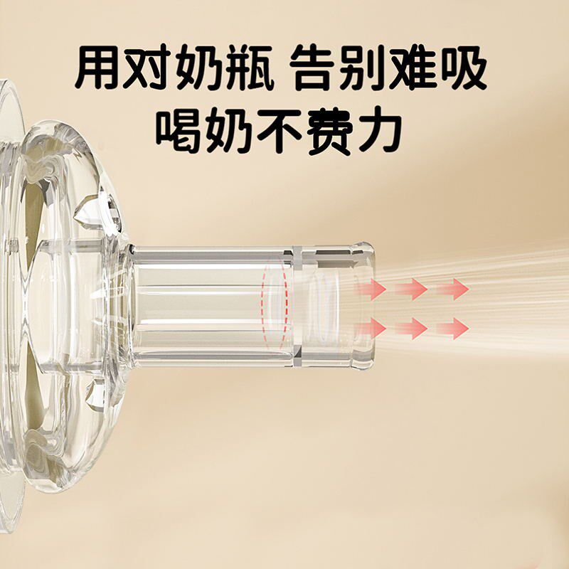 宝宝奶瓶PP耐摔塑料防胀气宽口径带手柄吸管重力球新生婴儿躺着喝