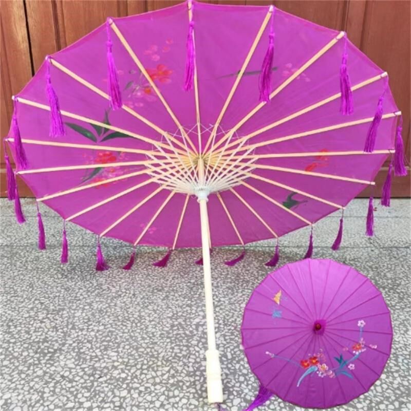 流苏伞演出道具古风汉服拍照工艺伞表演舞蹈伞广场舞回娘家跳舞伞