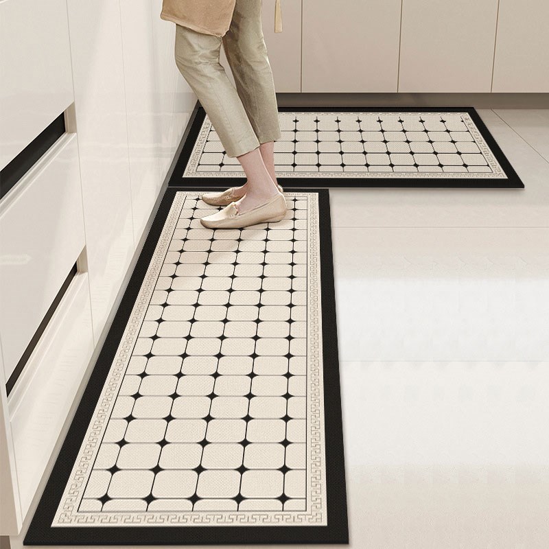 厨房专用地垫硅藻泥吸水吸油防滑脚垫可擦免洗防油地毯可裁剪专业