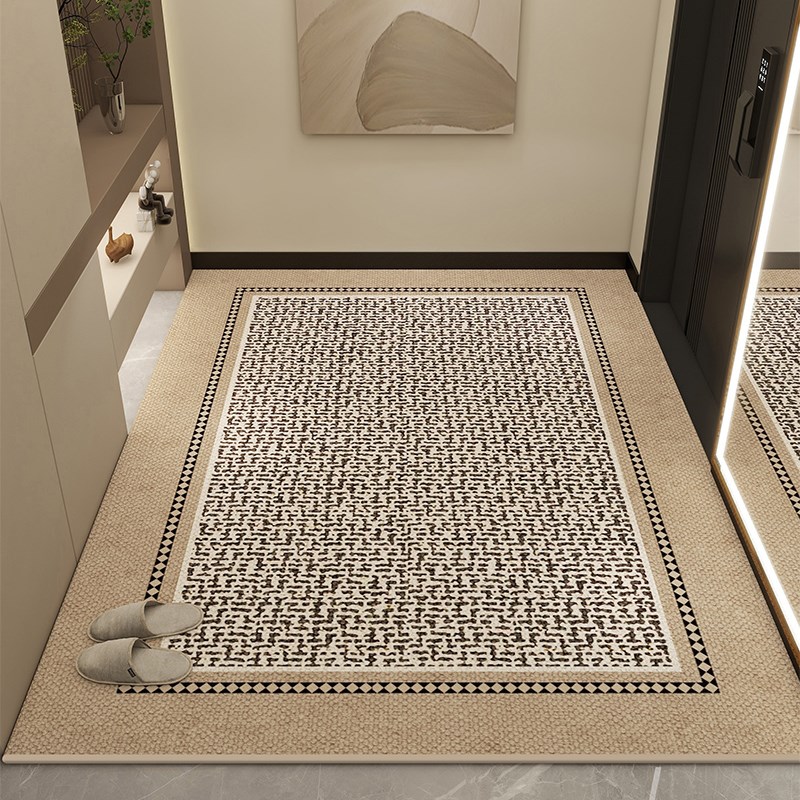 入户门地垫仿剑麻日式地毯门垫进门大门口玄关客厅防滑脚垫可裁剪