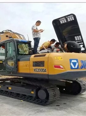 挖掘机配件 徐工XE75 135 215 225 245 305 335DA纯蓝色全车贴纸