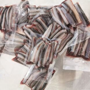 速冻冷冻去粘液泥鳅条腹部泥鳅段角蛙龙鱼食料饲料无菌冰冻