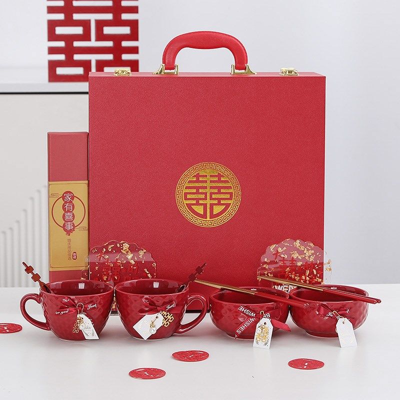 新婚礼物实用餐具礼盒套装喜杯碗筷送闺蜜新娘订婚结婚送新人礼品,节庆用品/礼品,创意礼盒/礼品套组,淘宝优惠券,粉丝福利购,淘宝优惠卷