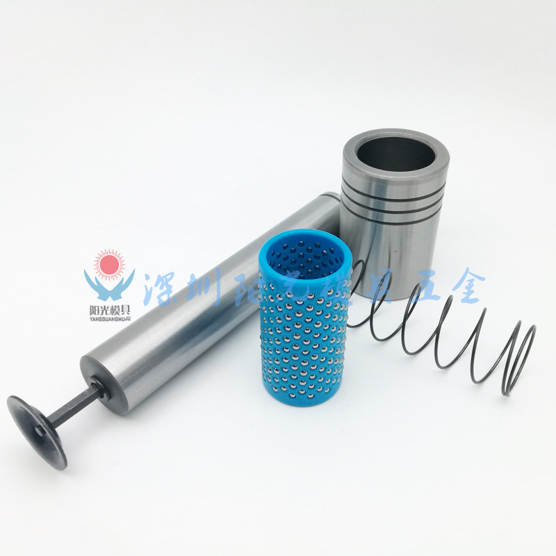 五金模具配件压入式SRP滚珠外导柱 模架钢球导柱组件精密导套定制