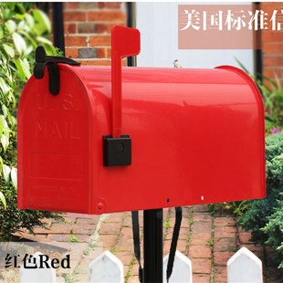 邮筒 装 饰 4020 信报箱 符合标准邮箱 摄影道具 可当牛奶箱 美式