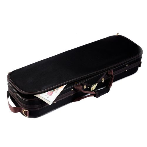 高档轻提双肩背抗压防水小提琴盒子4/4带湿度计背带遮琴布包邮