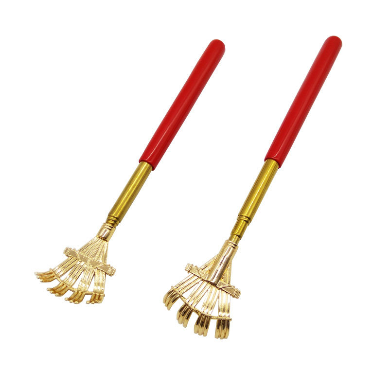 包邮不锈钢可伸缩痒痒挠 不求人老头乐 挠痒扒抓背耙子抓痒器