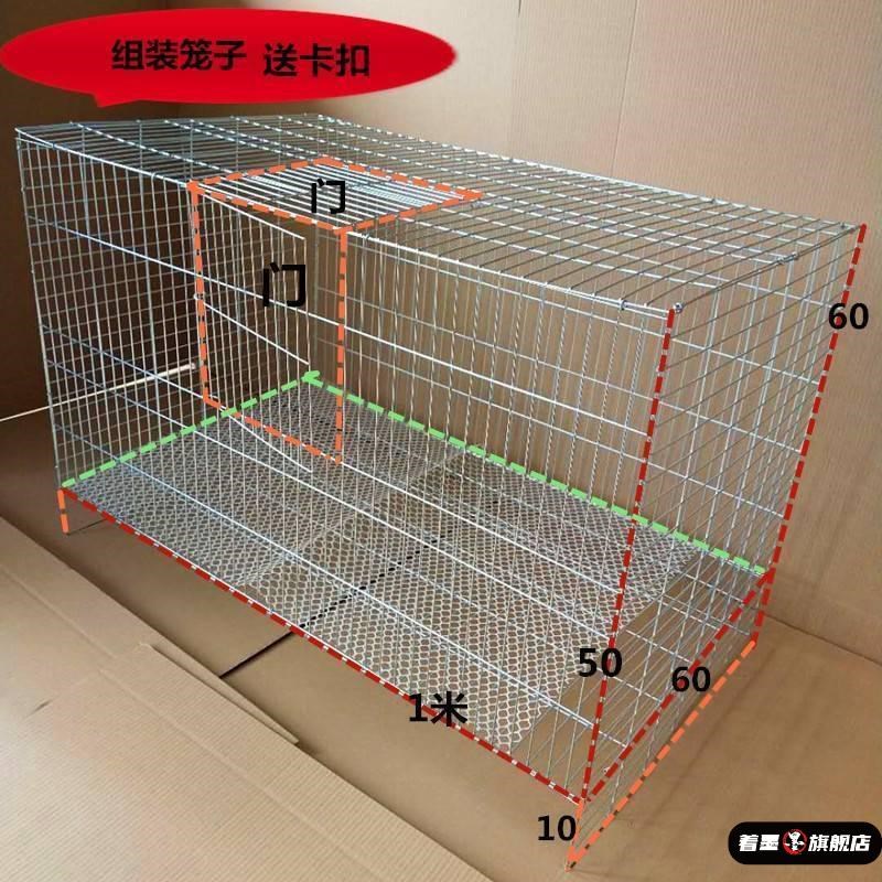家用塑料养蛋鸡大号笼子成鸭鹅鸽子养殖场运输笼周转鸡筐小鸡笼