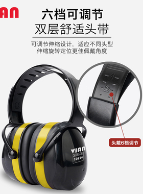 VIAN隔音耳罩睡觉睡眠专用防噪音宿舍专业降噪超强工业级隔音耳罩