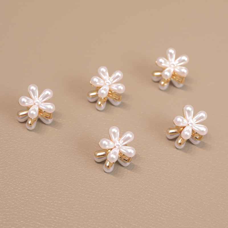 女童珍珠小号发夹抓夹儿童小夹子头饰刘海神器碎发发卡女前额侧边